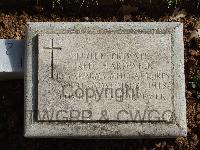 Bralo British Cemetery - Hardwick, Fred